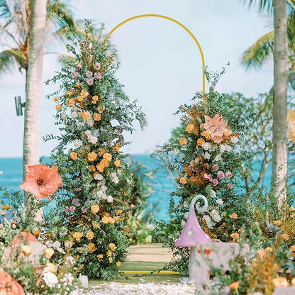 6FT Arch Backdrop Stand Gold Metal Wedding Arch Backdrop Stand | Metal Backdrop - Image 3