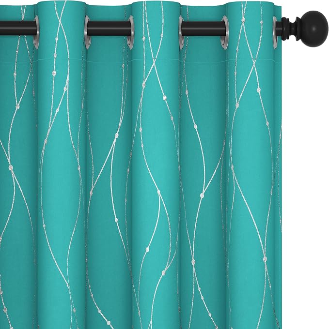 Deconovo Living Room Curtains 95 Inches Long, Thermal Insulated, Room Darkening by Unknown