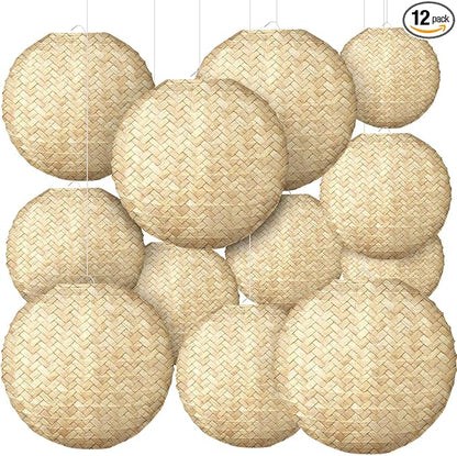 12 Pcs 10 Inch Hanging Paper Lanterns Party Decorations Pastel Classroom Decor by Retisee