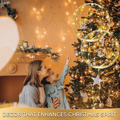 10 Pcs LED Balloons Light Up Balloons, 18 In Clear, String Lights | Reusable - Image 8