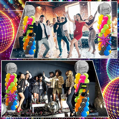 Kasyat 2 Sets 90s 80s Disco Balloon Column Stand Kit - Image 6