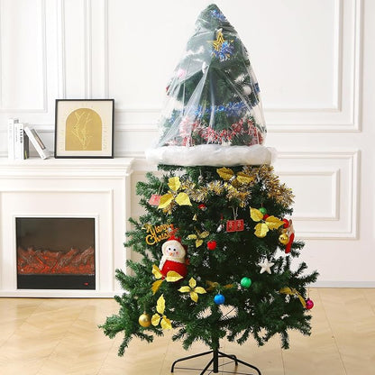 Christmas Tree Disposal Bag 9x6 ft Heavy Duty Plastic Xmas Tree Removal Bag - Image 5