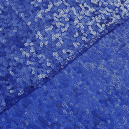Sugargirl Royal Blue Sequin Backdrop Curtain 3 Panels 2FTx8FT Glitter Royal - Image 9