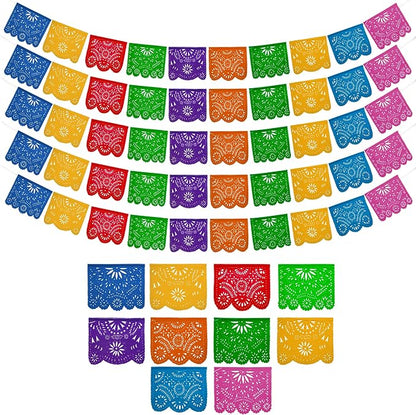 Papel Picado Banner 5-pk by FiestaWraps