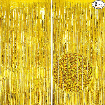 DECOCKRAT 2 Pack Foil Fringe Backdrop by DECOCKRAT