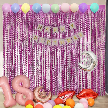 Purple Foil Curtains - Image 5