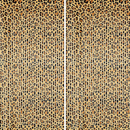 2 Packs Cheetah Prin Foil Fringe Curtain, Leopard Print Glitter Metallic Tinsel - Image 8