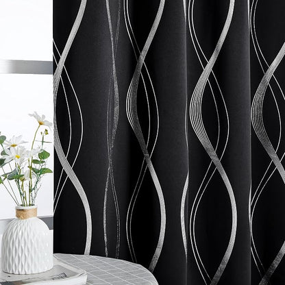NICETOWN Black Out Window Curtains by NICETOWN
