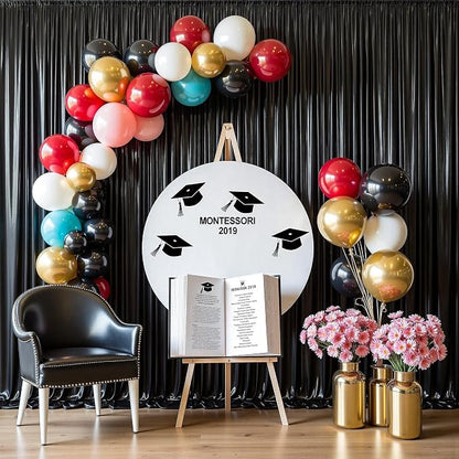 Outpain Thick 30 ft x 10 ft Black Sequin Backdrop Curtain - Image 8