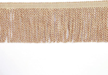 5 Yard Curtain Bullion Fringe Trim-Rayon Tassel Embellishments | 4 Inch Wide - Image 2