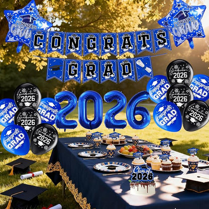 Blue Graduation Decorations 2026 Class of 2026 Decorations - Image 3