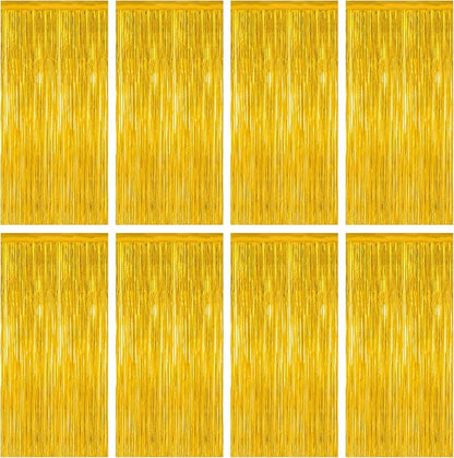 8 Pack 2026 Graduation Party Decorations, 3.28 FT x 7.05 FT Gold Backdrop by ZATAYE