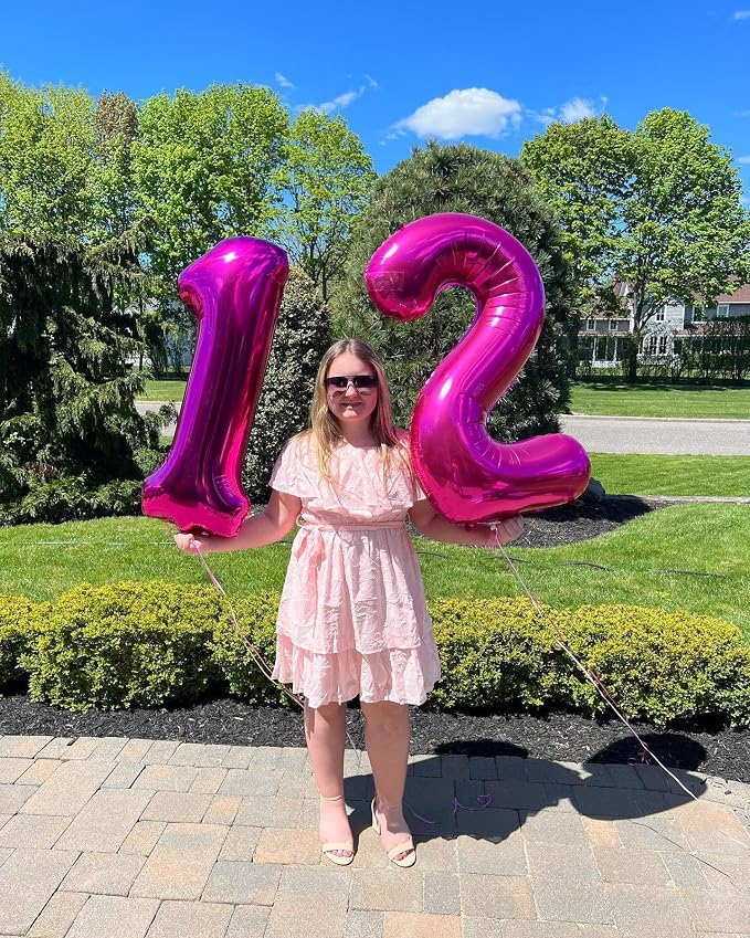 Hot Pink 12 Balloon - Image 3