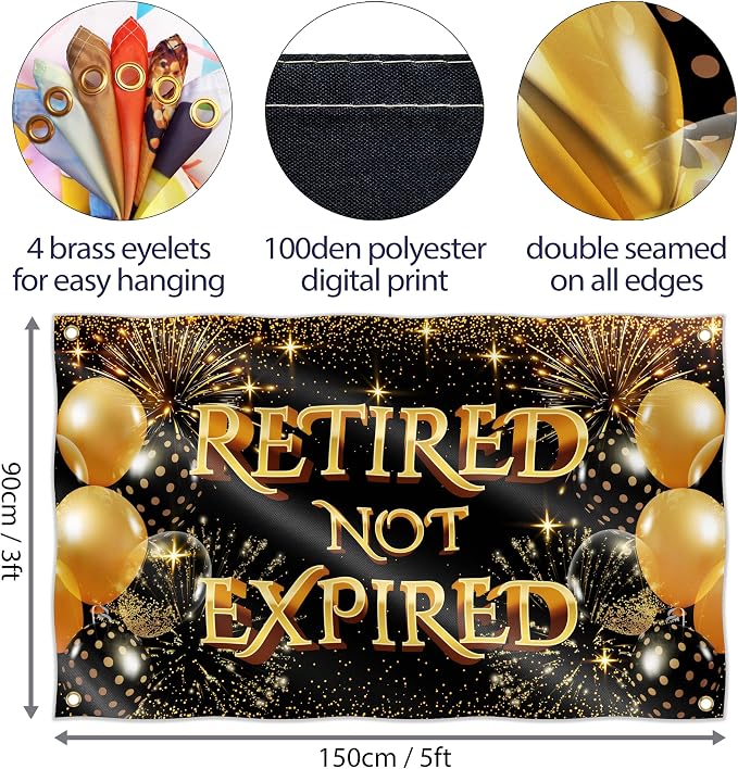 Happy Retirement Banner - Image 2