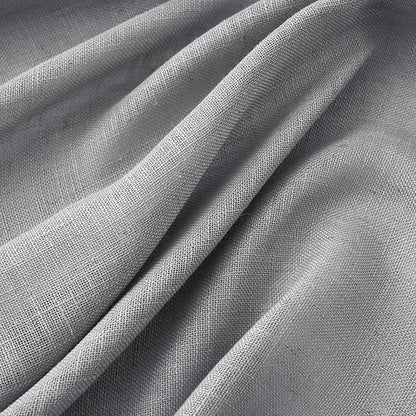 MIULEE Grey Linen Curtains 37x84 Inch Length Gray 2 Panels | Window Drapes - Image 4