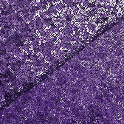 Sugargirl Purple Sequin Backdrop Curtain 3 Panels 2FTx8FT Glitter Purple - Image 9