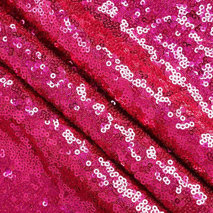 Eternal Beauty Hot Pink 3mm Sequin Backdrop 20x10 Ft - Image 4