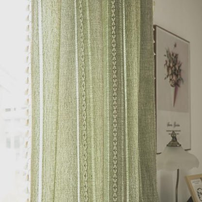 Sutuo Home Boho Curtains for Living Room Farmhouse, Semi-Blackout French - Image 8