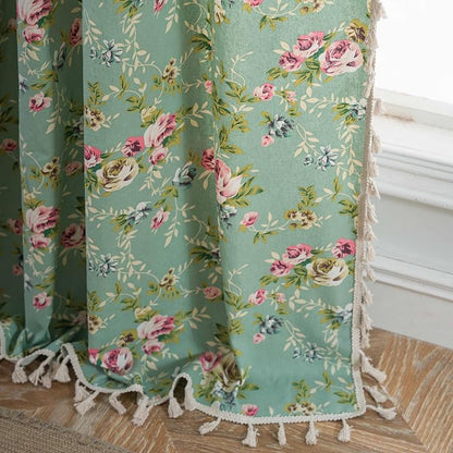 ENJOYBRIDAL Floral 84 Inch Curtains - Image 4