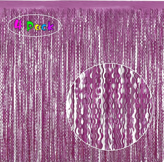 Purple Foil Curtains by KEEUH