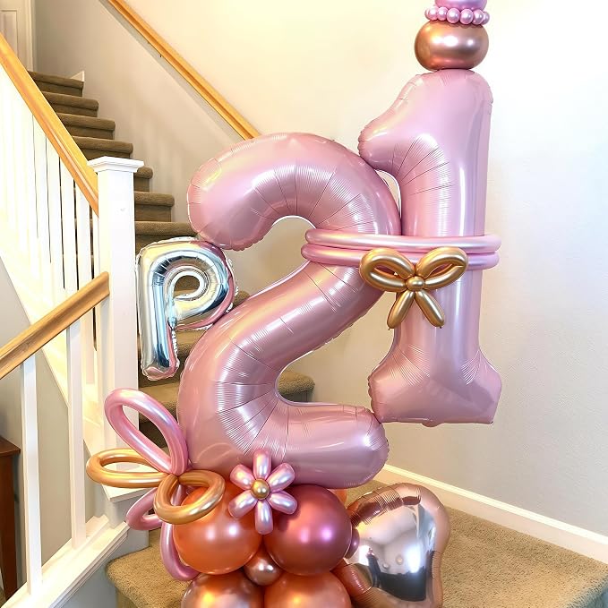 Light Pink 12th Birthday Balloon - Image 6