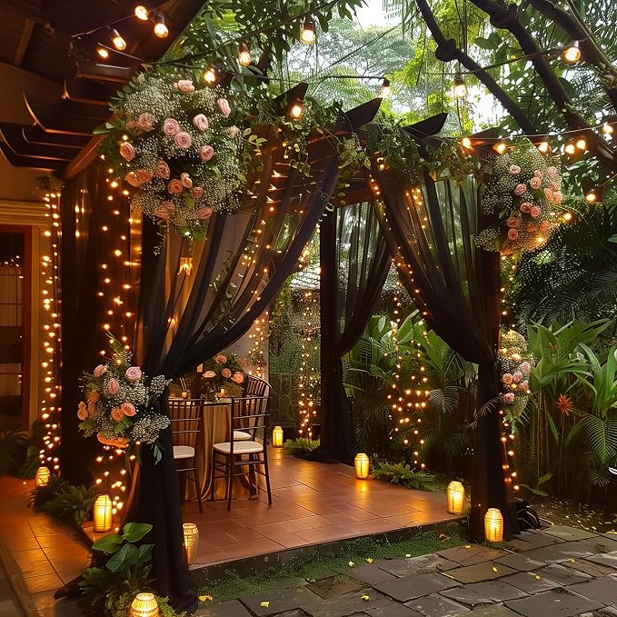 Fomcet Tulle Backdrop Curtains - Image 6