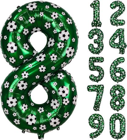 40 Inch Soccer Number 8 Balloons Large Foil Balloon Number 8 Birthday Deco | by Exquisitehighqualitypartydecorationstomeetyoureveryneed%EF%BC%81