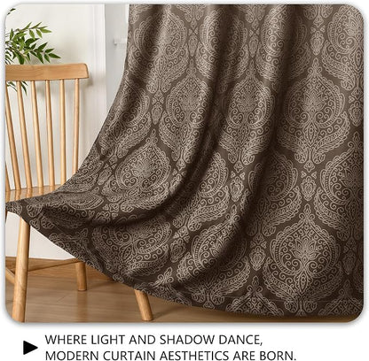 DWCN 100% Blackout Curtains for Bedroom 96 Inch Long - Image 6