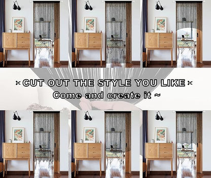 YIIBAII Door String Curtains Fringe Door Curtains - Image 6