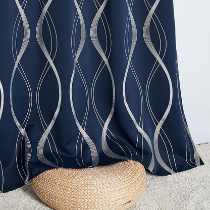 NICETOWN Sliding Door Curtains Extra Long Blackout Drapes - Image 7