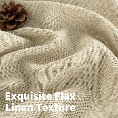 YoungsTex Linen Curtains 80 Inch Length - Image 3