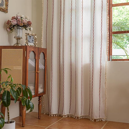 Sutuo Home Boho Curtains 84 Inches Long - Image 5