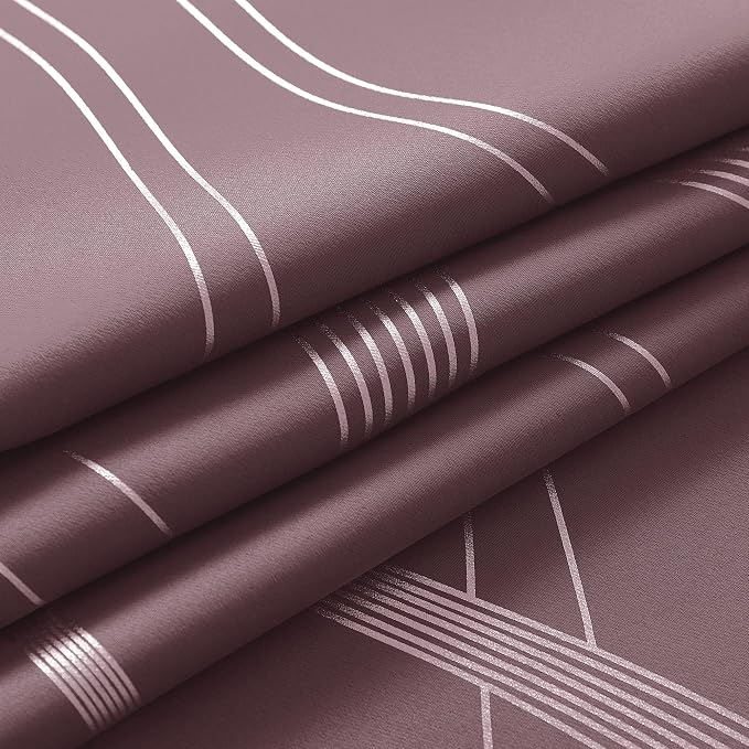 NICETOWN Dry Rose Blackout Curtain Panels 84 - Image 8