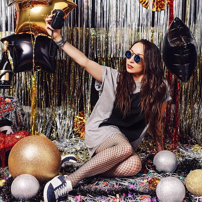 MEETINGU Black Star Balloons, Foil Mylar Balloons - Image 6