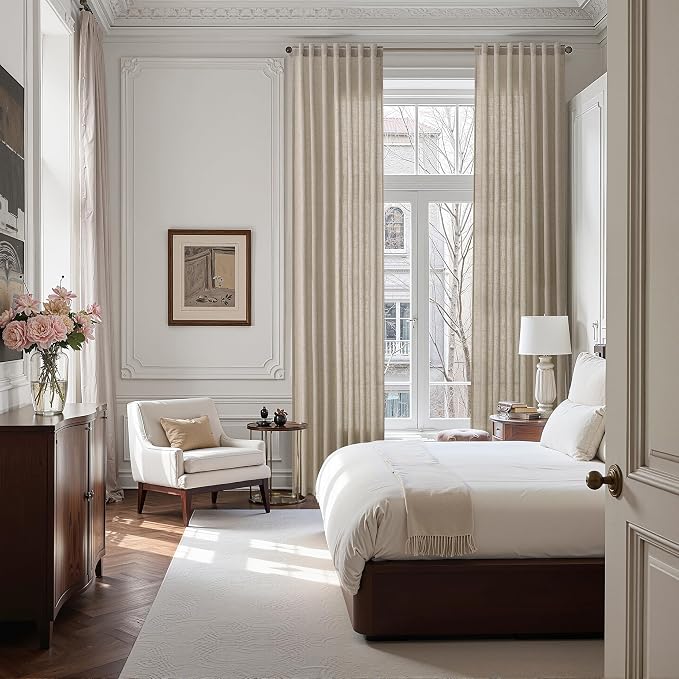 Cobblestone Linen 144 Inch Curtains - Image 6