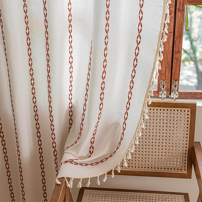 Sutuo Home Boho Curtains 96 Inch Long - Image 6