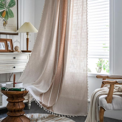 Sutuo Home Boho Curtains 63 inch by SutuoHome
