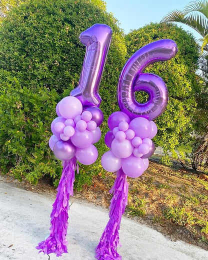 Number 2 Balloons 40 Inch for 2nd 22 Birthday Party Decorations, - Image 4