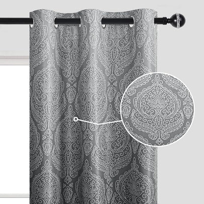 DWCN Black Blackout Curtains for Bedroom 63 Inch Long - Image 6