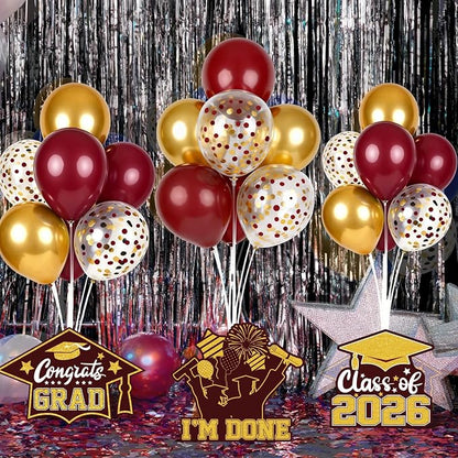 6 Sets 2026 Graduation Balloon Stand Kit - Image 2