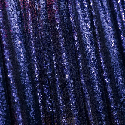 JYFLZQ Navy Blue Sequin Backdrop Curtains 7ft x 7ft 1 Panel Glitter Photo Booth - Image 9
