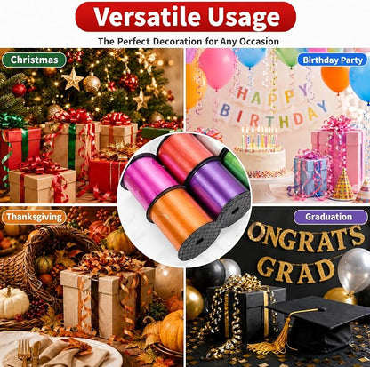 12 Roll 9000ft Curling Ribbons, 1/5 Inch Balloon String - Image 8
