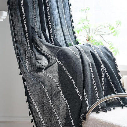 Sutuo Home Boho Curtains 102 inches Long - Image 3