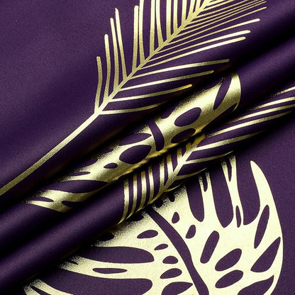 Purple Blackout Curtains & Drapes 90 Inch Length 2 Panels Set - Image 8