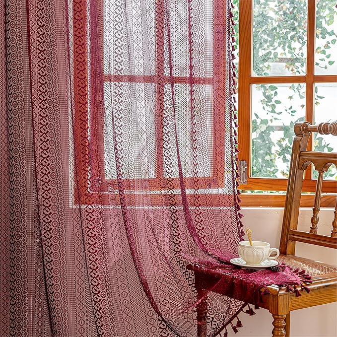 Sutuo Home Boho Curtains 2 Panels by SutuoHome